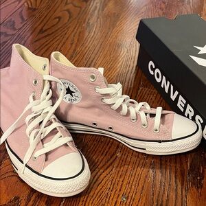 Converse Women's Light Pink High-Top Sneakers